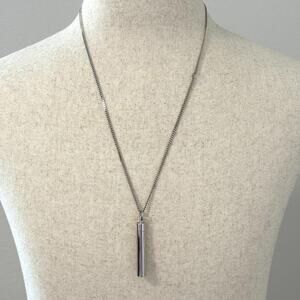 Vetements Powder Necklace Silver